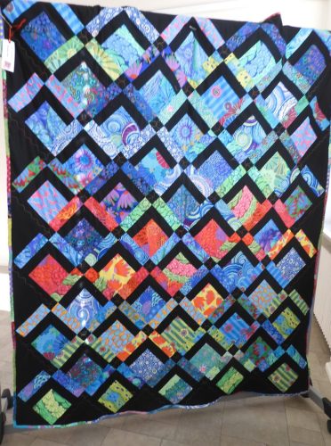 Der var flere tæpper, der er syet til børnene på Julemærkehjemmet