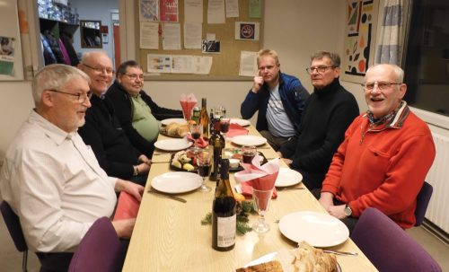 Det var samtidigt en tak til alle, især mændene, som hjalp til ved vores jubilæum i september