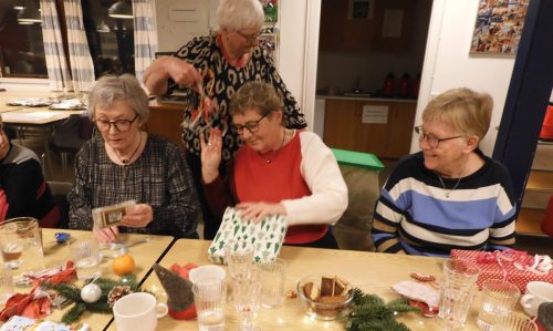 Til slut skulle gaverne åbnes